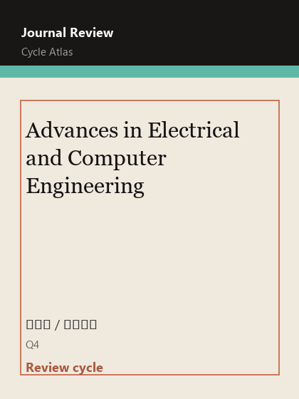 Advances in Electrical and Computer Engineering 期刊封面