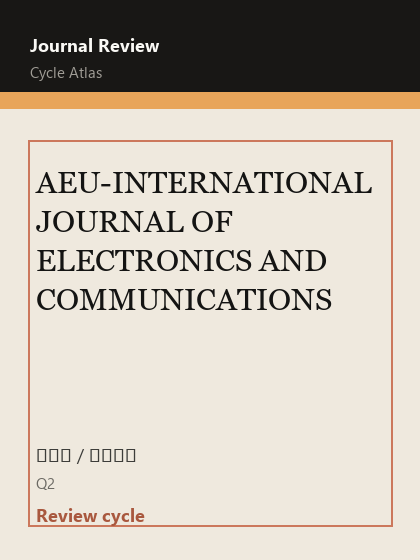 AEU-INTERNATIONAL JOURNAL OF ELECTRONICS AND COMMUNICATIONS 期刊封面