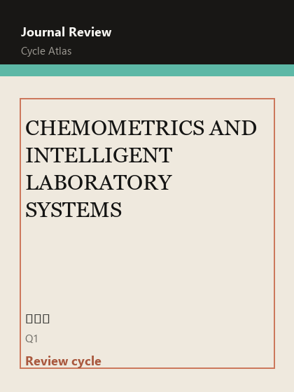 CHEMOMETRICS AND INTELLIGENT LABORATORY SYSTEMS 期刊封面