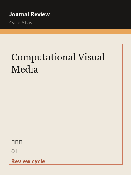 Computational Visual Media 期刊封面