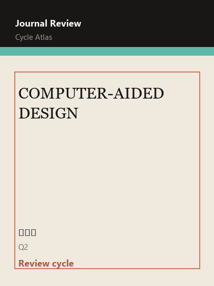 COMPUTER-AIDED DESIGN 期刊封面
