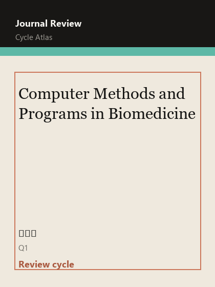 Computer Methods and Programs in Biomedicine 期刊封面