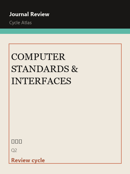 COMPUTER STANDARDS & INTERFACES 期刊封面