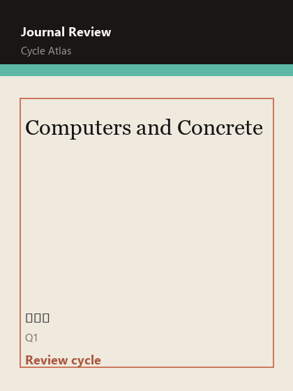 Computers and Concrete 期刊封面