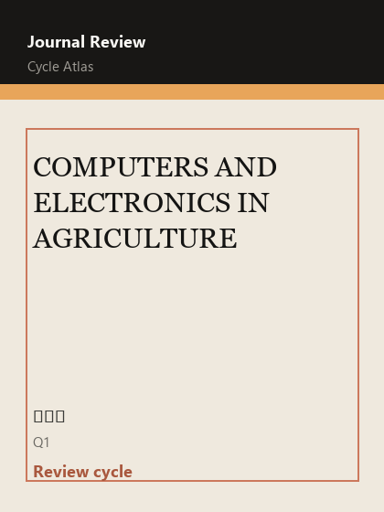 COMPUTERS AND ELECTRONICS IN AGRICULTURE 期刊封面