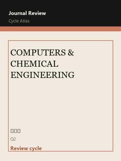 COMPUTERS & CHEMICAL ENGINEERING 期刊封面