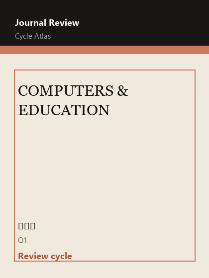 COMPUTERS & EDUCATION 期刊封面