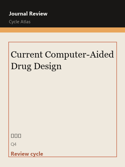 Current Computer-Aided Drug Design 期刊封面