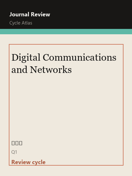 Digital Communications and Networks 期刊封面