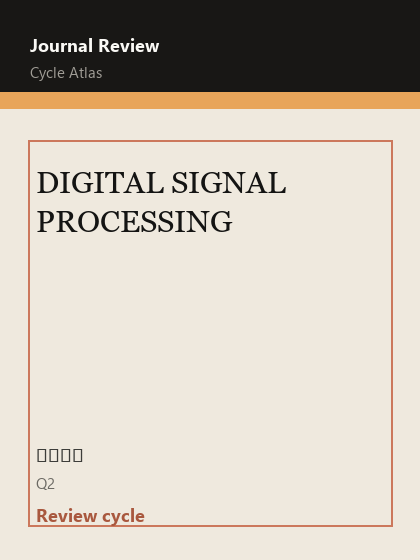 DIGITAL SIGNAL PROCESSING 期刊封面