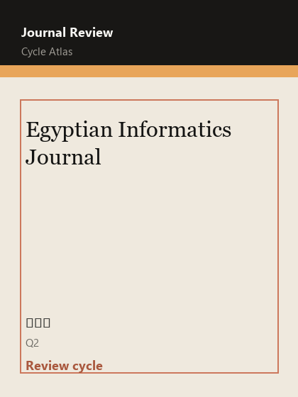 Egyptian Informatics Journal 期刊封面