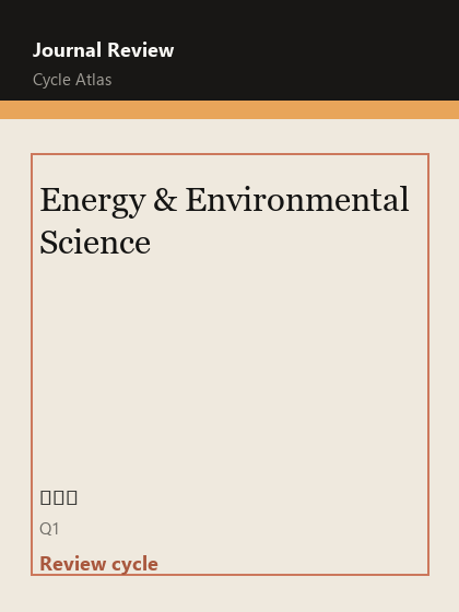 Energy & Environmental Science 期刊封面