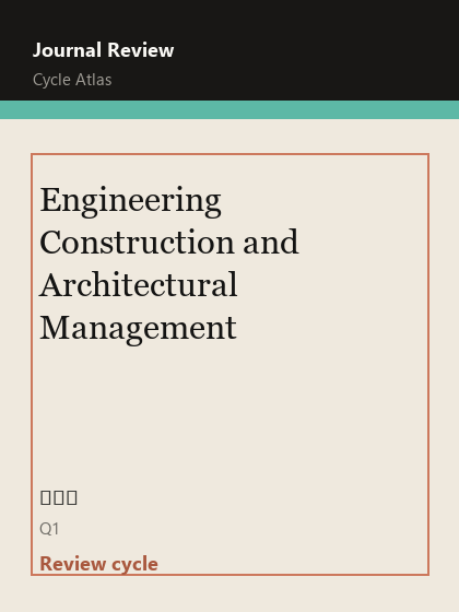 Engineering Construction and Architectural Management 期刊封面