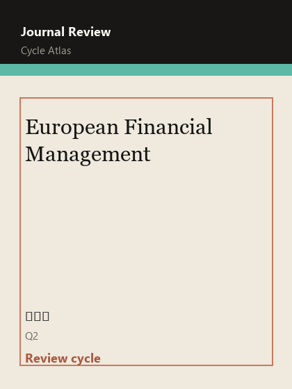 European Financial Management 期刊封面