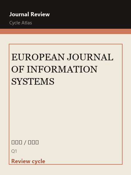 EUROPEAN JOURNAL OF INFORMATION SYSTEMS 期刊封面