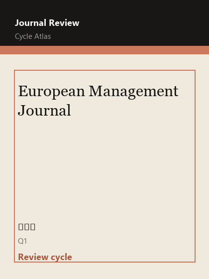 European Management Journal 期刊封面