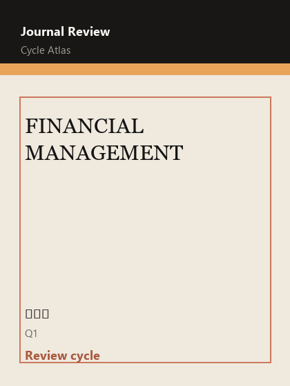 FINANCIAL MANAGEMENT 期刊封面