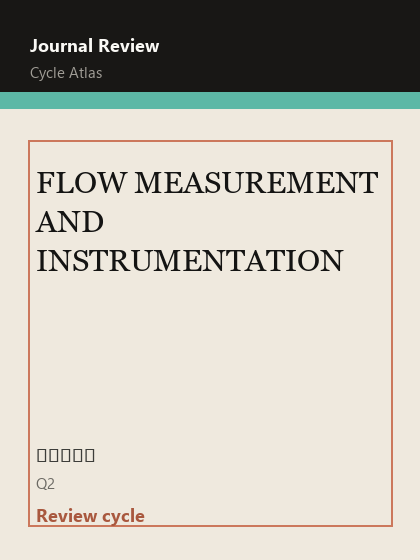 FLOW MEASUREMENT AND INSTRUMENTATION 期刊封面