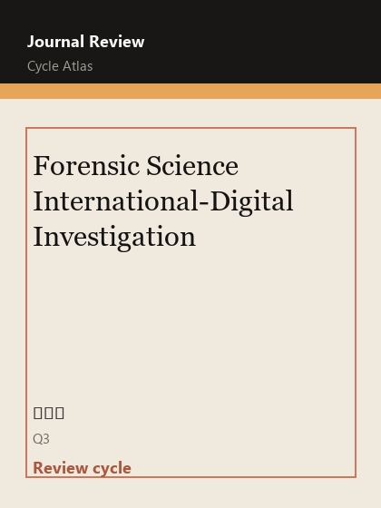 Forensic Science International-Digital Investigation 期刊封面