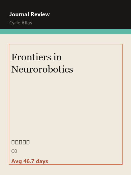 Frontiers in Neurorobotics 期刊封面