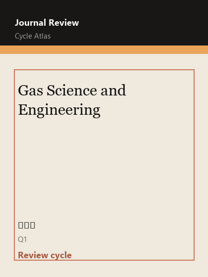 Gas Science and Engineering 期刊封面