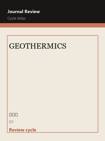 GEOTHERMICS 期刊封面