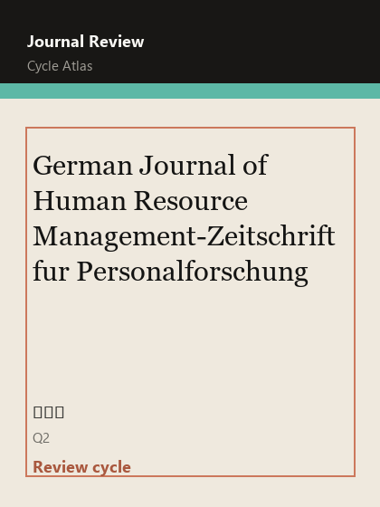 German Journal of Human Resource Management-Zeitschrift fur Personalforschung 期刊封面