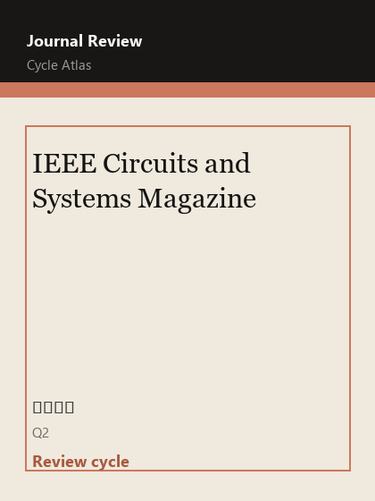 IEEE Circuits and Systems Magazine 期刊封面