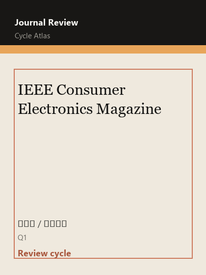 IEEE Consumer Electronics Magazine 期刊封面