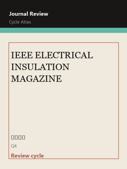 IEEE ELECTRICAL INSULATION MAGAZINE 期刊封面