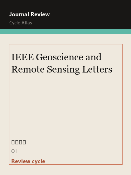 IEEE Geoscience and Remote Sensing Letters 期刊封面