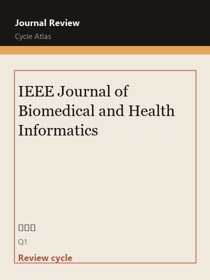 IEEE Journal of Biomedical and Health Informatics 期刊封面