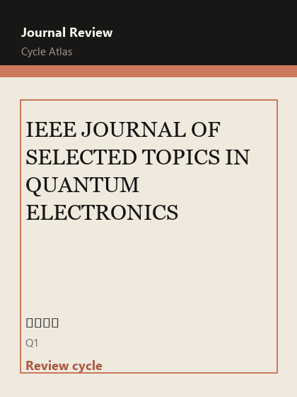 IEEE JOURNAL OF SELECTED TOPICS IN QUANTUM ELECTRONICS 期刊封面