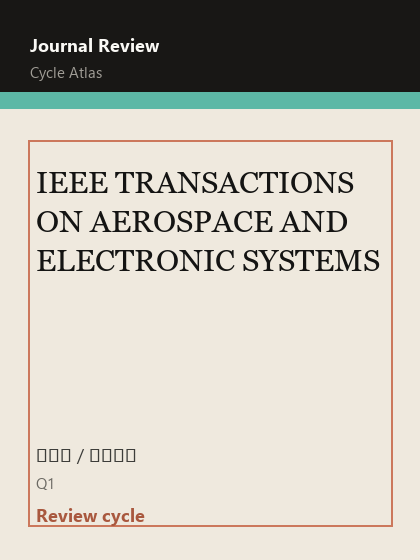 IEEE TRANSACTIONS ON AEROSPACE AND ELECTRONIC SYSTEMS 期刊封面