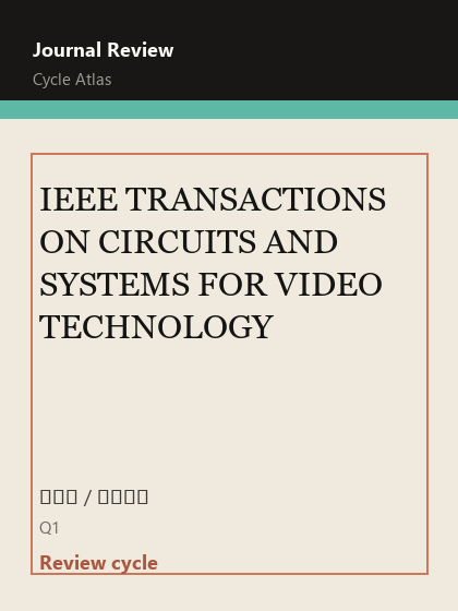 IEEE TRANSACTIONS ON CIRCUITS AND SYSTEMS FOR VIDEO TECHNOLOGY 期刊封面
