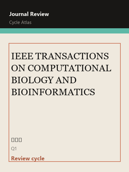 IEEE-ACM Transactions on Computational Biology and Bioinformatics 期刊封面