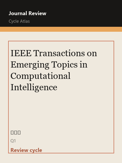 IEEE Transactions on Emerging Topics in Computational Intelligence 期刊封面