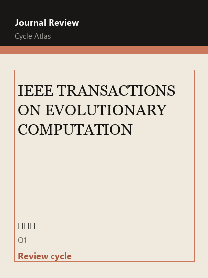 IEEE TRANSACTIONS ON EVOLUTIONARY COMPUTATION 期刊封面