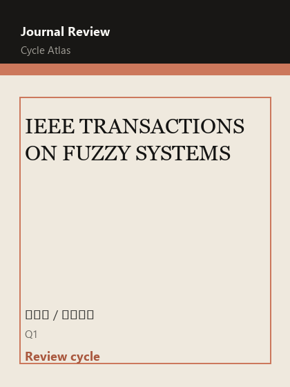 IEEE TRANSACTIONS ON FUZZY SYSTEMS 期刊封面