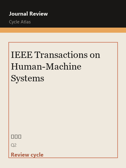 IEEE Transactions on Human-Machine Systems 期刊封面