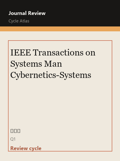IEEE Transactions on Systems Man Cybernetics-Systems 期刊封面