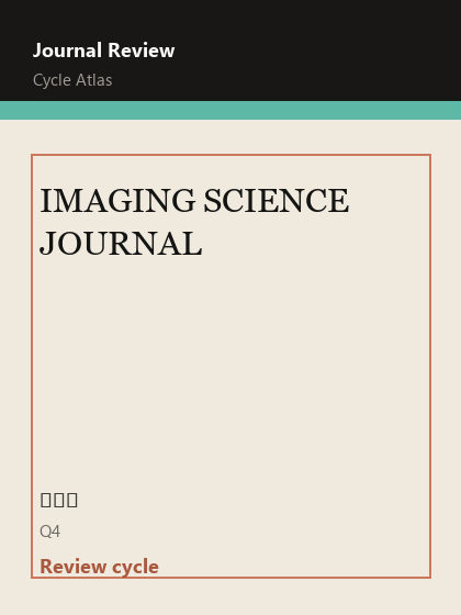 IMAGING SCIENCE JOURNAL 期刊封面
