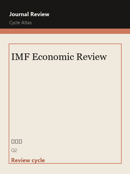 IMF Economic Review 期刊封面