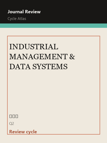 INDUSTRIAL MANAGEMENT & DATA SYSTEMS 期刊封面