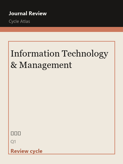 Information Technology & Management 期刊封面