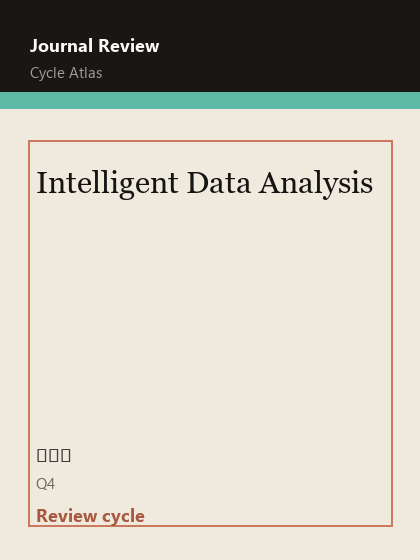 Intelligent Data Analysis 期刊封面
