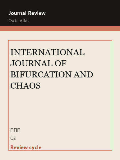 INTERNATIONAL JOURNAL OF BIFURCATION AND CHAOS 期刊封面
