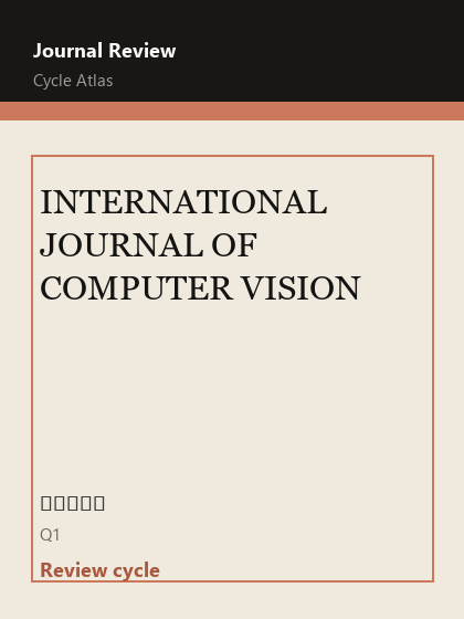 INTERNATIONAL JOURNAL OF COMPUTER VISION 期刊封面