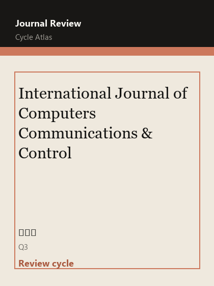 International Journal of Computers Communications & Control 期刊封面