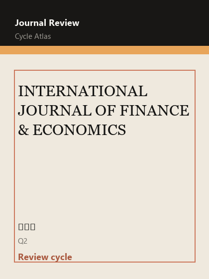 INTERNATIONAL JOURNAL OF FINANCE & ECONOMICS 期刊封面
